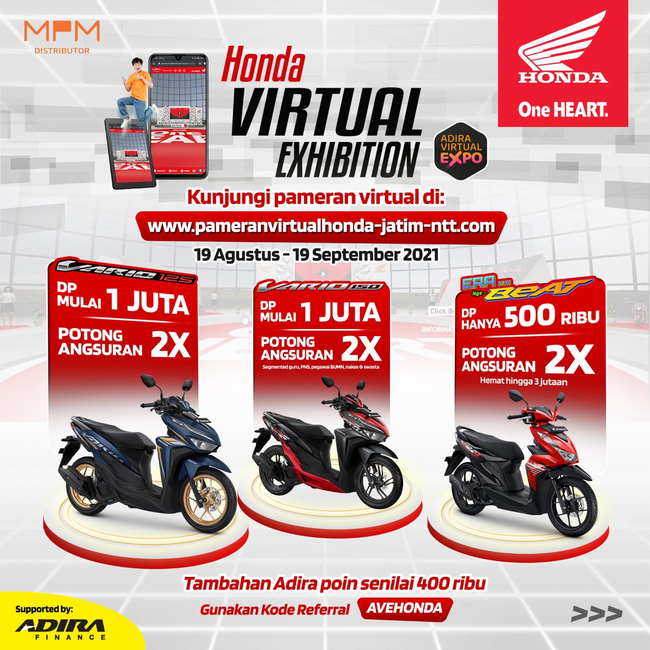 PAMERAN VIRTUAL HONDA ADIRA AUG-SEPT